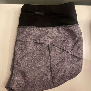 Grey Speed Up Lululemon Shorts
